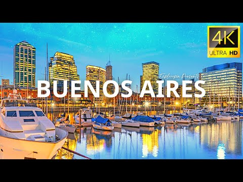 Buenos Aires, Argentina 🇦🇷 in 4K ULTRA HD 60FPS Video by Drone