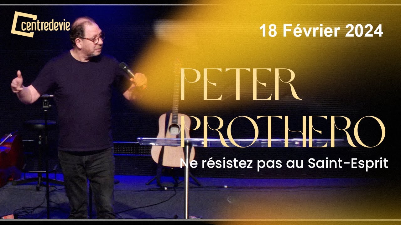 Ne résistez pas au Saint-Esprit