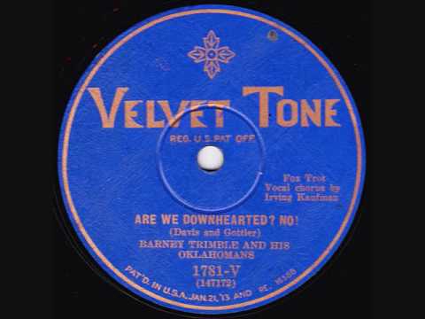Bar Harbor Society Orchestra - Are We Downhearted? No! - 1928