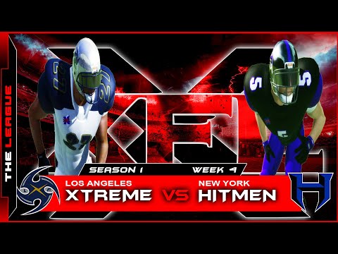 Los Angeles Xtreme vs New York Hitmen » BACKBREAKER XFL (WEEK 4) GAME HIGHLIGHTS