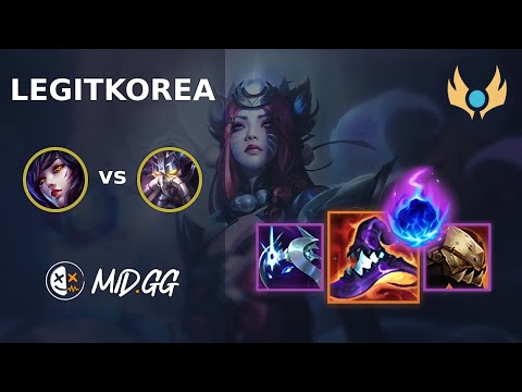 MID.GG: [ LegitKorea ] Ahri BOT vs Kassadin | NA CHALLENGER | LOL Season 2025