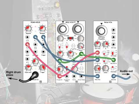 Peak+Hold incl. pickup - live percussion processor - banana version Helene image 15