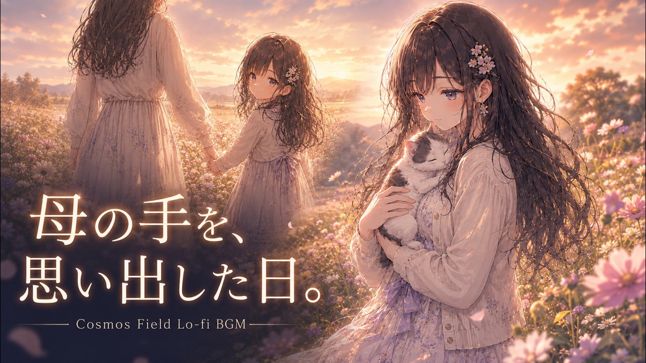 【フリーBGM】母の手を、思い出した日。