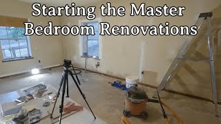 Starting the Master Bedroom Renovations