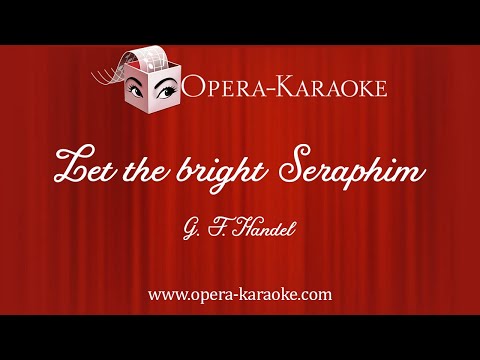 Let the bright Seraphim (C+) Karaoke Accompaniment