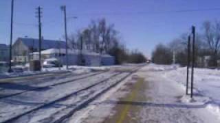 preview picture of video 'Eastbound California Zephyr arrives in Osceola, Iowa'