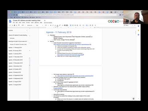 Kubernetes SIG VMware - Cluster API vSphere Provider bi-weekly syncup 20190211