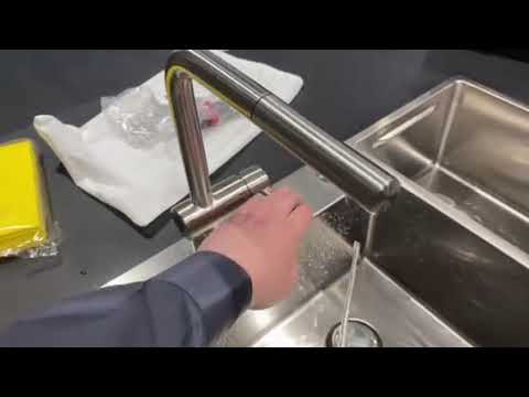 Franke Atlas Neo Sensor демонстрація управління змішувачем