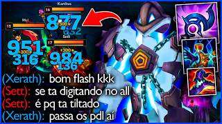 XERATH É MUITA PRESSÃO NA BOT LANE TÁ DOIDO KKKKKKKKK