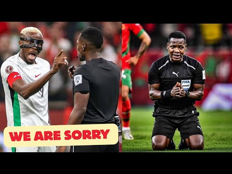 Ghana Ref Laryea Apologies to Nigeria over Morocco defeat 