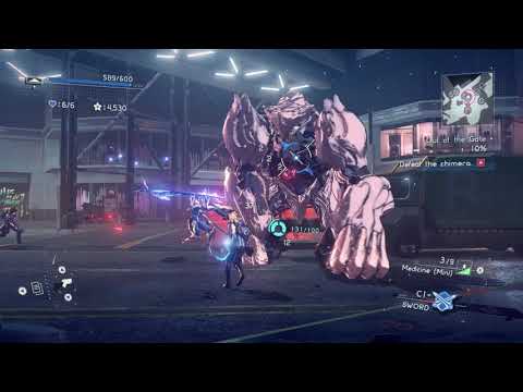 Astral Chain Defeat Briareos Chimera Boss Out of the Gates