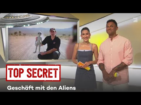 👽 AREA 51 📺 TV crew accompanies German tour guide 🚐🚀 - The business with the aliens 👽