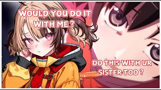 Would you recreate the famous Monogatari toothbrush scene with Gigi ?