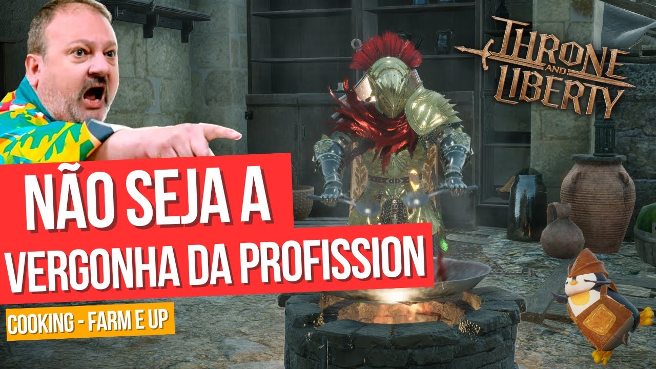 SEJA UM MASTERCHEF NO THRONE AND LIBERTY - COOKING: FARM E LEVELING DE LIFE SKILL