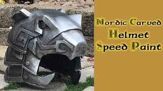 Skyrim Nordic Carved Helmet | Speed Paint