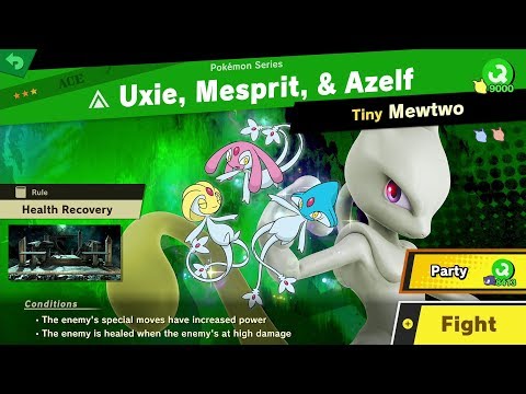 508. Uxie, Mesprit, & Azelf - Fair Spirit Battle - Super Smash Bros. Ultimate