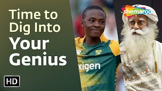 The Best Time to Dig Into Your Genius | Kagiso Rabada with Sadhguru | Shemaroo Spiritual Life