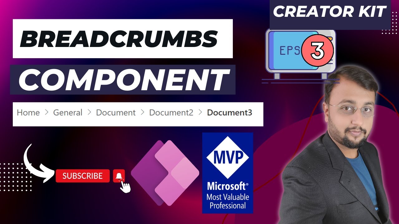 Create Breadcrumb Component in Power Apps | Episode 03