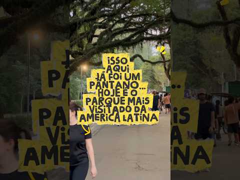 Isso aqui já foi um pântano… hoje é o parque mais visitado da América Latina - Parque do Ibirapuera
