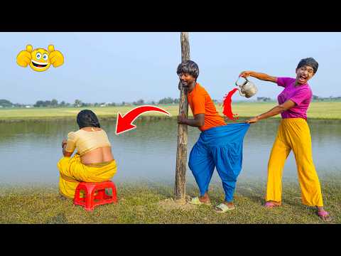Funniest Fun Pregnant Top New Comedy Video 2026 😂 amazing best of funny video Ep 255 By Bidik Fun