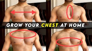 GROW YOUR CHEST AT HOME  NO EQUIPMENTS