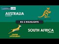 HIGHLIGHTS | AUSTRALIA v SOUTH AFRICA | The Rugby Championship U20 2024 | Round 2