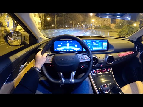DONGFENG FORTHING T5 EVO SPORT 2025 (UPGRADED MODEL) - night POV test drive (PURE DRIVING)