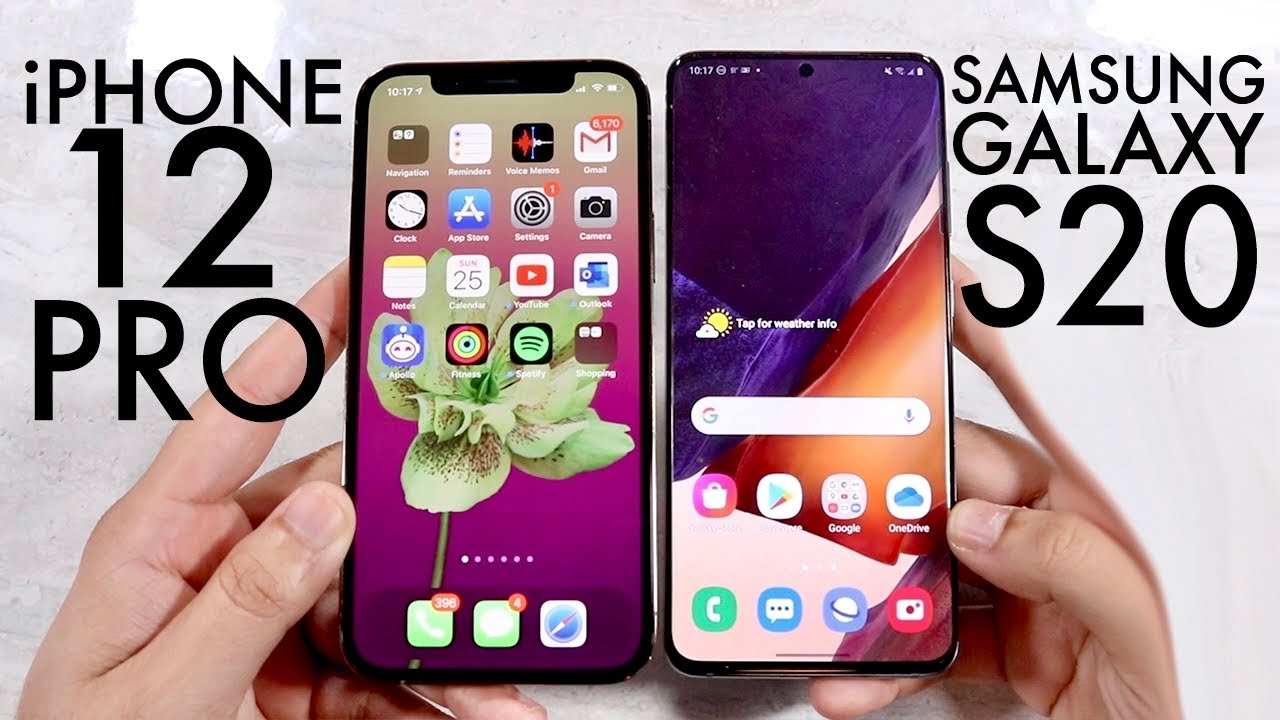 iPhone 12 Pro Vs Samsung Galaxy S20! (Comparison) (Review)