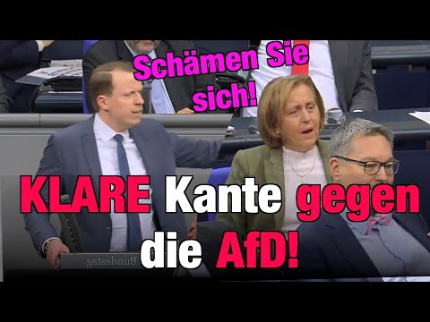Klare Kante gegen die AfD! Widerlich was die AfD da sagt!