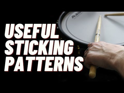 USEFUL STICKING PATTERNS EXERCISES 5 & 6  W/ whelandrums