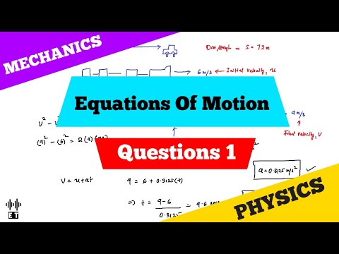 Uniform Motion In A Straight Line Basic Concepts Mechanics