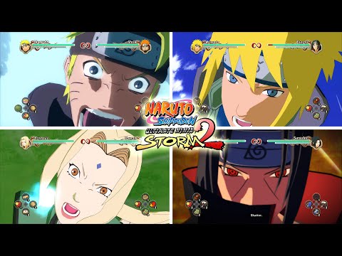 Naruto Shippuden Ultimate Ninja Storm 2 - All Ultimate / All Characters (All Ultimates Jutsu)