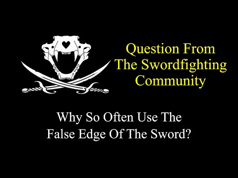 Rob Childs Rapier Vid 82 - Why False Edge