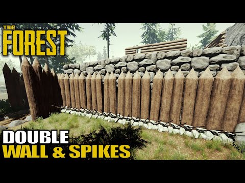 Defensive Walls & Defensive Spikes | The Forest Gameplay | E27