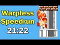 SMB2 J Warpless Speedrun In 21 22 8