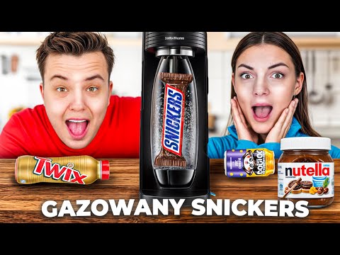 GAZOWANY SNICKERS?! Gazujemy POPULARNE NAPOJE...