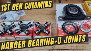 Center Bearing & U-Joints | 1st Gen Cummins