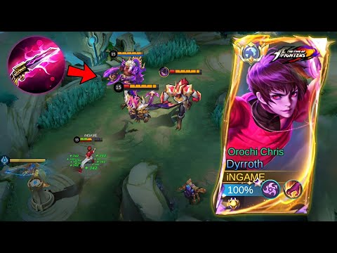 DYRROTH LIFESTEAL AND HIGH DAMAGE FOR INSANE 1 SHOT | TRICKS + GUIDE IN SOLO RANK LATE GAME - MLBB