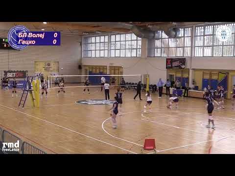 Premijer liga OSBiH za žene: UOK "BL Volley" Banja Luka - ŽOK "Gacko" Gacko - 10. kolo