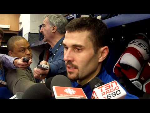 Canadiens' captain Brian Gionta after the Habs 2-0 loss to the Sharks