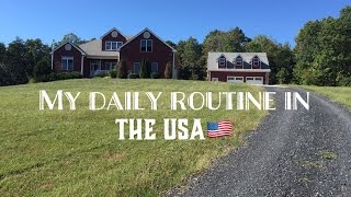MY DAILY ROUTINE IN THE USA!!!