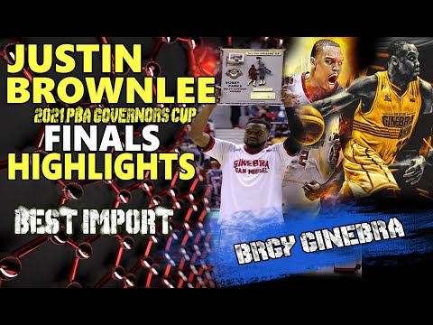 BEST of Justin Brownlee Finals Highlights | Best Import | Governor's Cup 2021