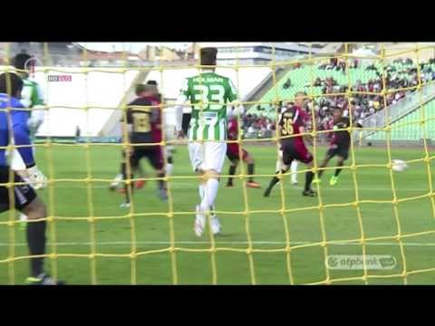 Gyömbér Gábor gólja a Ferencváros TC - Budapest Honvéd mérkőzésen