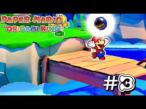 Picnic Road and Overlook Mountain!  Paper Mario: The Origami King Gameplay Walkthrough - Part 3