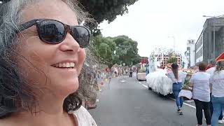 Azores celebrate Espirito Santo with all the vilages in a parade S/V iDos