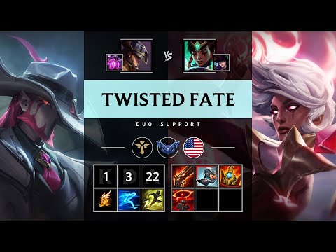 Twisted Fate Support vs Karma - NA Diamond Patch 25.21