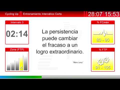 Entrenamiento Nº4 Cycling Up - Interválico Corto Ciclo Indoor by David Aguado