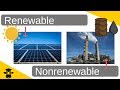 Difference Between Renewable And Nonrenewable Resources