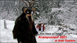 preview picture of video 'NEU: Gasteiner Krampuslauf 2014 - Krampus & Nikolaus ziehen in Bad Gastein von Haus zu Haus'