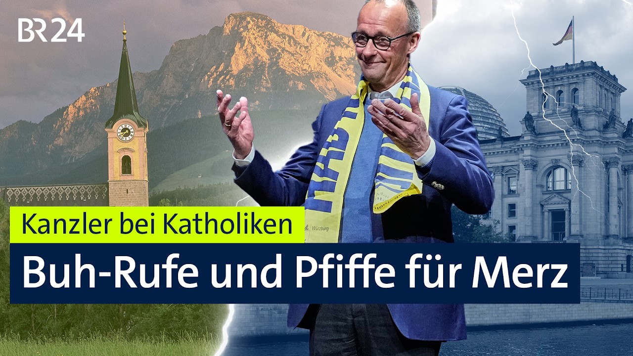 Bundeskanzler Merz zu Gast beim Katholikentag: Wie politisch darf Kirche sein? | BR24